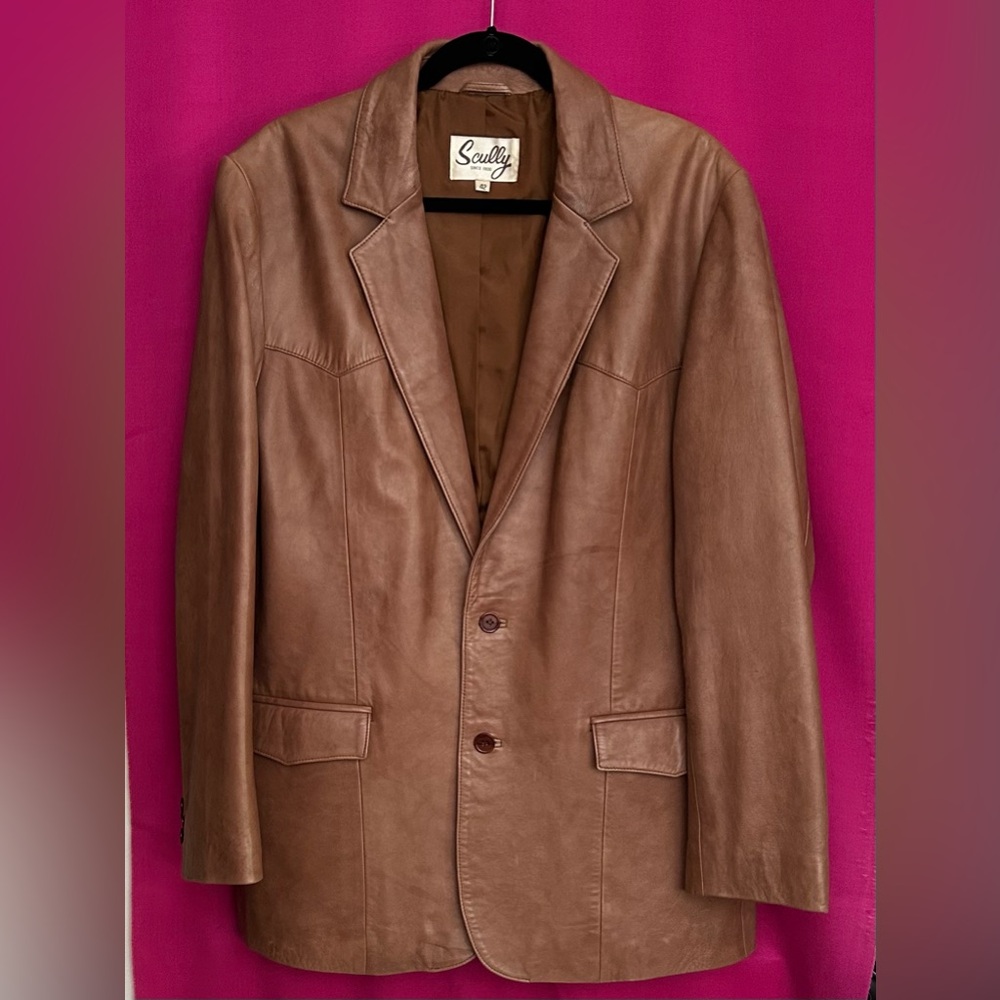 Scully Western Leather Blazer